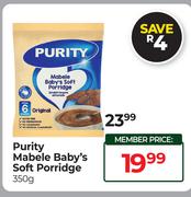 Purity Mabele Baby's Soft Porridge-350g