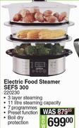 Electric Food Steamer SEFS 300 