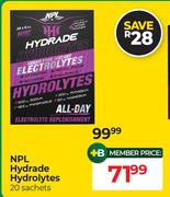 NPL Hydrade Hydrolytes-20 Sachets