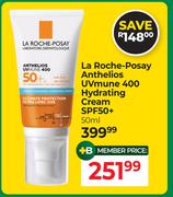 La Roche Posay Anthelios UVmune 400 Hydrating Cream SPF50+-50ml