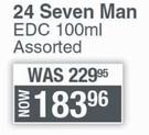 Revlon 24 Seven Man EDC 100ml Assorted