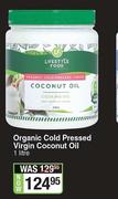 Lifestyle Food Organic Cold Pressed Virgin Coconut Oil-1Ltr