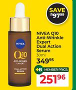 .Nivea Q10 Anti Wrinkle Expert Dual Action Serum-30ml