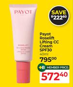 Payot Roselift Lifting CC Cream SPF30-40ml
