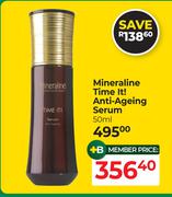 Mineraline Time It Anti Ageing Serum-50ml