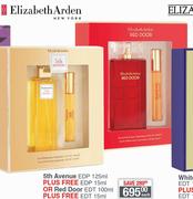 Elizabeth Arden 5th Avenue EDP 125ml Plus Free EDP 15ml Or Red Door EDT 100ml Plus Free EDT 15ml