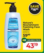 Nature's Nourishment Foaming Face Wash-200ml
