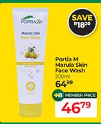 Portia M Marula Skin Face Wash-200ml