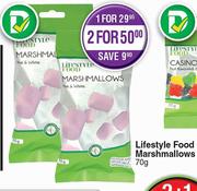 Lifestyle Food Marshmallows-70g Each