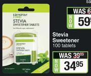 Lifestyle Food Stevia Sweetener-100 Tablets