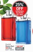 Dunhill Desire Red Or Blue EDT-100ml Each