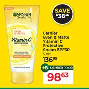Garnier Even & Matte Vitamin C Protective Cream SPF30-50ml