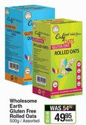 Wholesome Earth Gluten Free Rolled Oats Assorted-500g Each