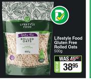 Lifestyle Food Gluten Free Rolled Oats-500g