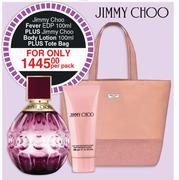 Jimmy Choo Fever EDP-100ml Plus Jimmy Choo Body Lotion-100ml Plus Free Tote Bag-Per Pack
