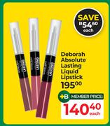 Deborah Absolute Lasting Liquid Lipstick-Each