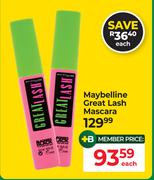 Maybelline Great Lash Mascara-Each