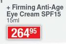 Nivea +Firming Anti Age Eye Cream SPF15-15ml 
