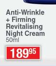 Nivea Q10 Power Anti Wrinkle + Firming Revitalising Night Cream-50ml 