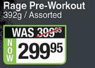 Warrior Rage Pre Workout Assorted-392g