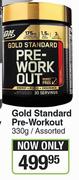 On Gold Standard Pre Workout Assorted-330g 