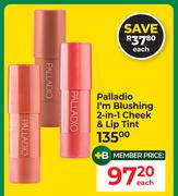 Palladio I'm Blushing 2 In 1 Check & Lip Tint-Each