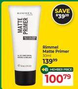 Rimmel Matte Primer-30ml