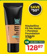 Maybelline Fit Me Matte + Poreless Foundation