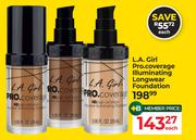 L.A.Girl Pro.Coverage Illuminating Longwear Foundation-Each