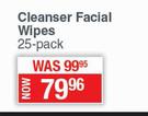 Neutrogena Cleanser Facial Wipes-25's Pack 