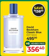 David Beckham Classic Blue EDT-50ml