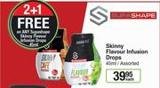 Supashape Skinny Flavour Infusion Drops Assorted-45ml Each
