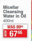 Garnier Micellar Cleansing Water In Oil-400ml