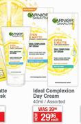 Garnier Ideal Complexion Day Cream Assorted-40ml Each
