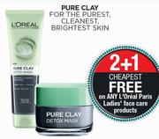 L'Oreal Paris Pure Clay Mask Assorted-50ml