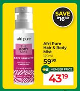 Afri Pure Hair & Body Mist-125ml