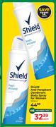 Shield Anti Perspirant Deodorant Body Spray For Women-150ml