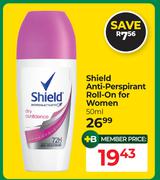 Shield Anti Perspirant Roll On For Women-50ml