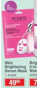 Ponds Skin Brightening Serum Mask-1 Sheet