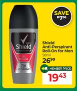 Shield Anti Perspirant Roll On For Men-50ml