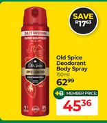 Old Spice Deodorant Body Spray-150ml