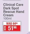 Vaseline Clinical Care Dark Spot Rescue Hand Cream-100ml