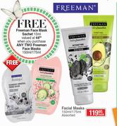 Freeman Facial Masks-150ml/175ml Each