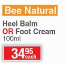 Good Stuff Bee Natural Heel Balm Or Foot Cream-100ml Each