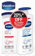 Vaseline Clinical Care Extremely Dry Skin Rescue Body Lotion-625ml Each