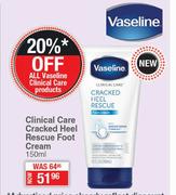 Vaseline Clinical Care Cracked Heel Rescue Foot Cream-150ml