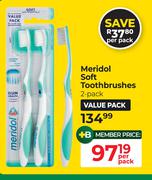 Meridol Soft Toothbrushes 2 Pack-Per Pack