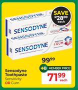 Sensodyne Toothpaste Sensitivity Or Gum-Each