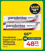 Parodontax Expert Gum Care Whitening Toothpaste-75ml Each