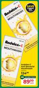 Andolex-C Anti Bacterial Mouthwash-200ml